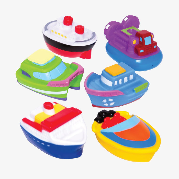 ELEGANT BABY: BOAT PARTY SQUIRTIE BABY BATH TOYS