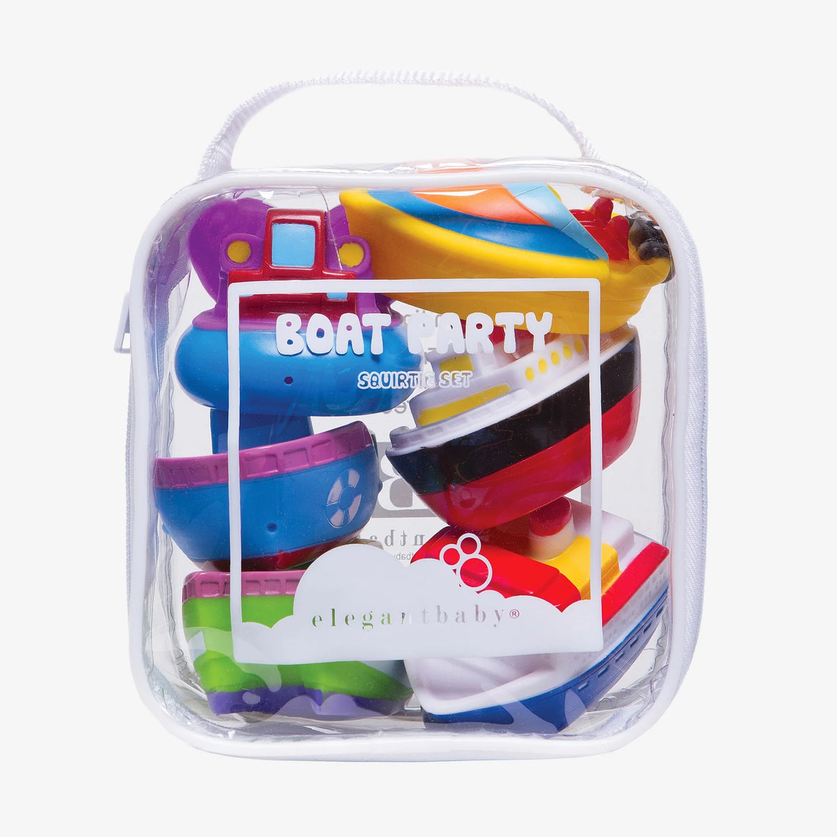 ELEGANT BABY: BOAT PARTY SQUIRTIE BABY BATH TOYS