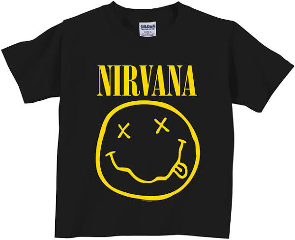 LEMONAID: NIRVANA SMILEY TEE - BLACK