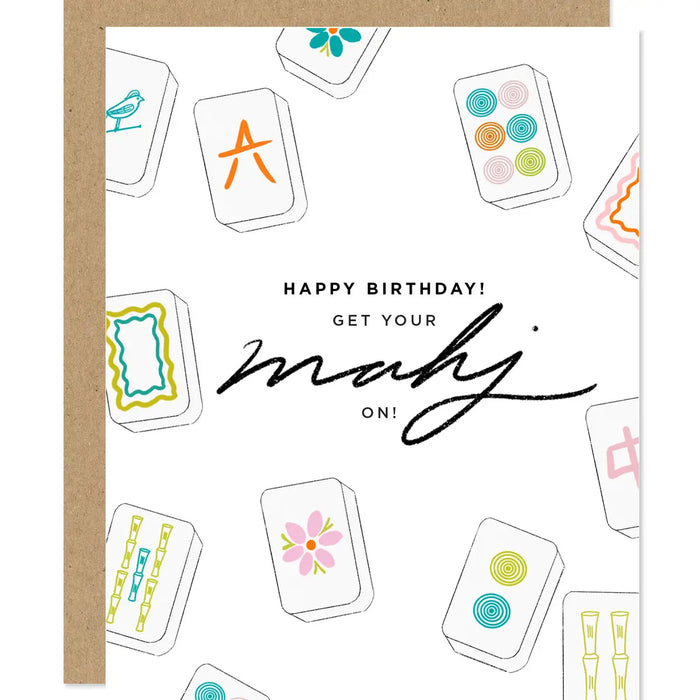 MADDON & CO: MAHJONG BIRTHDAY CARD