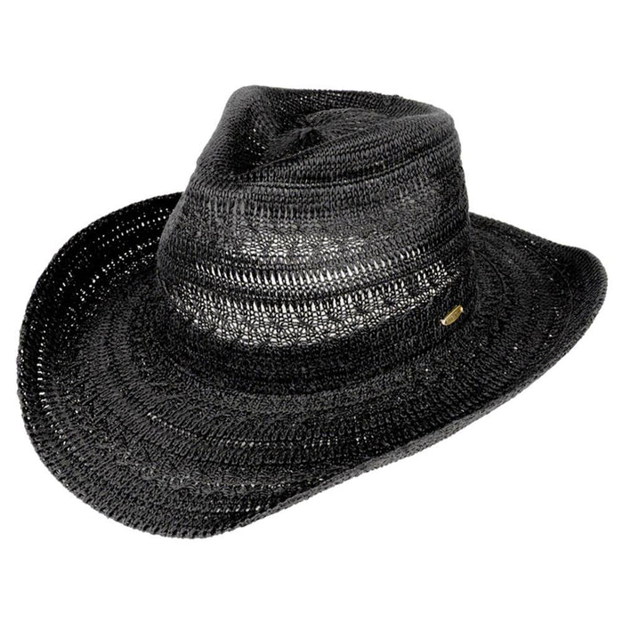 KNITTED COWBOY HAT WITH PATTERN