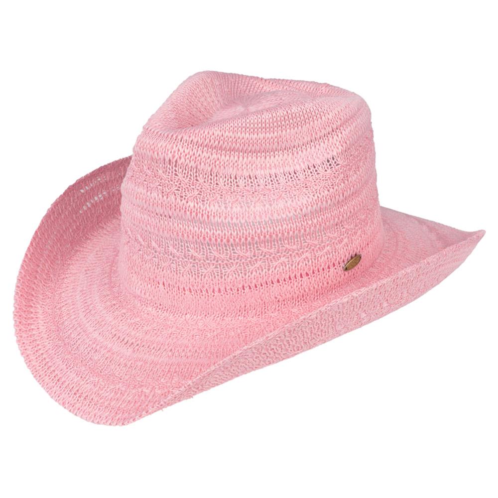 KNITTED COWBOY HAT WITH PATTERN