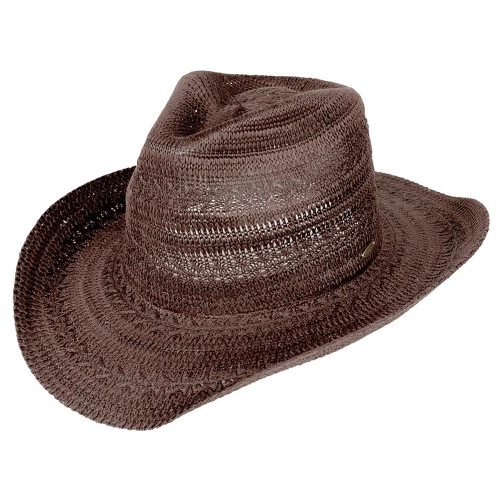 KNITTED COWBOY HAT WITH PATTERN