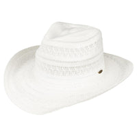 KNITTED COWBOY HAT WITH PATTERN