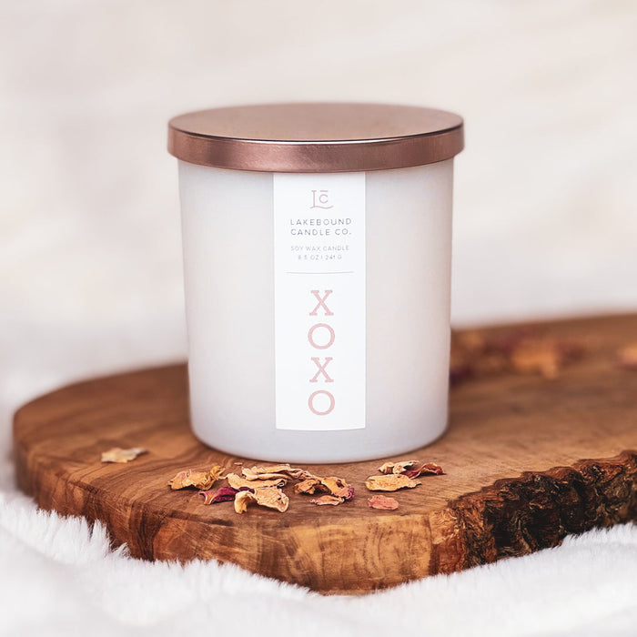LAKEBOUND CANDLE CO: XOXO VALENTINE'S SOY CANDLE