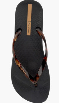 IPANEMA: ANA FLIP FLOP - BLACK/CLEAR