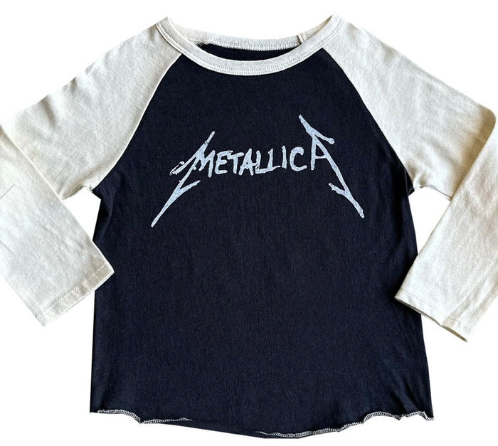 ROWDY SPROUT: METALLICA RECYCLED RAGLAN TEE