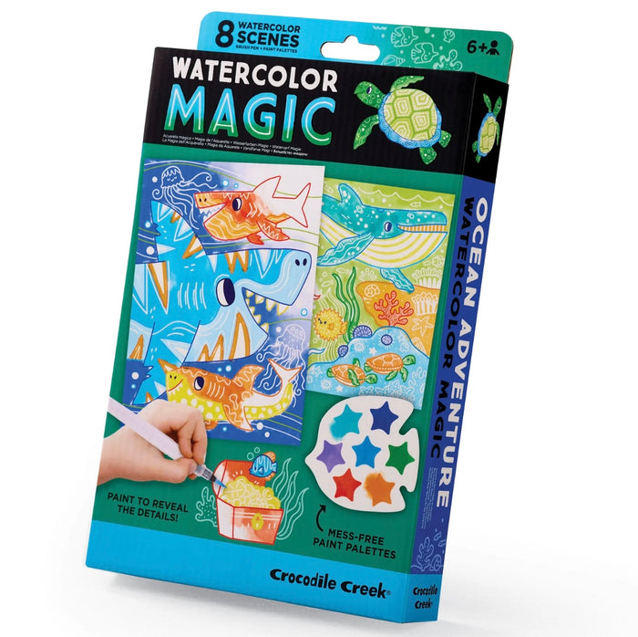 CROCODILE CREEK: WATERCOLOR  MAGIC - OCEAN ADVENTURE