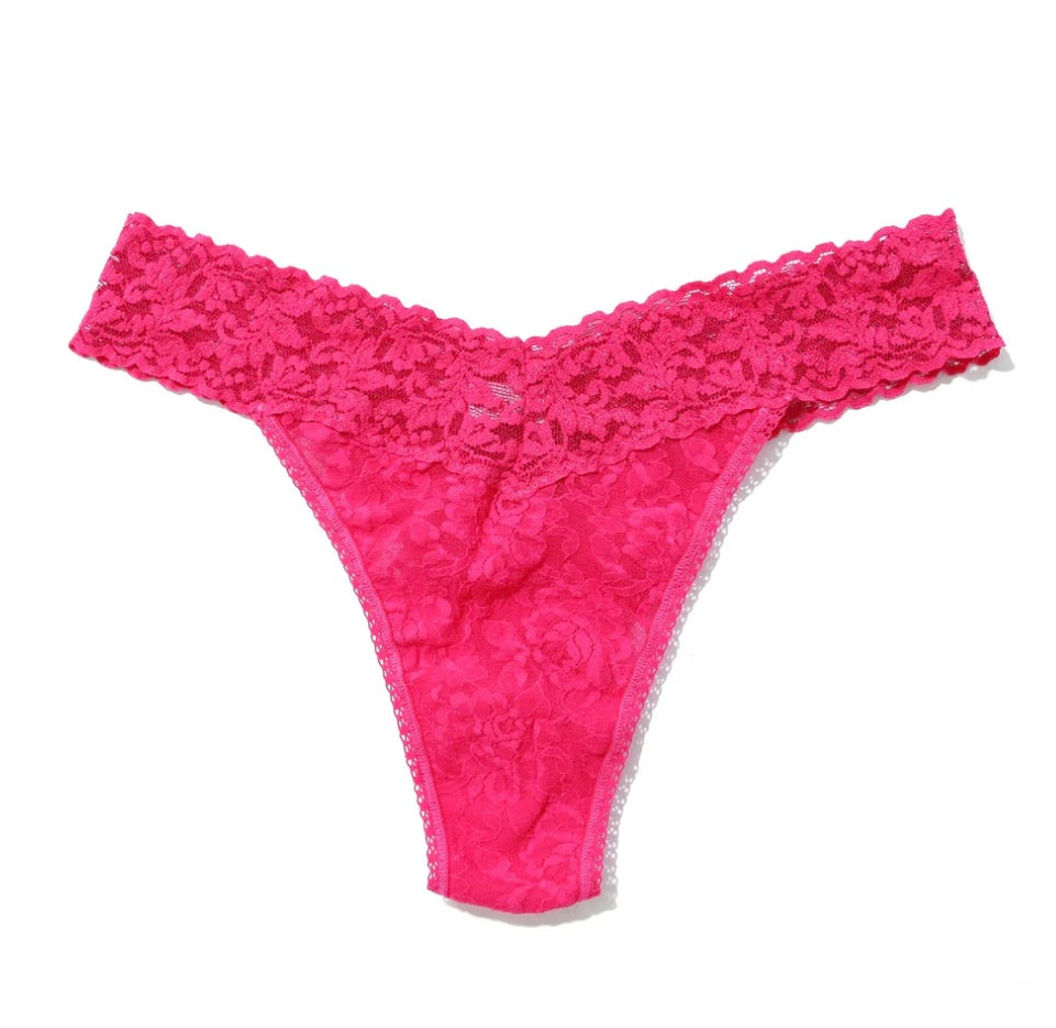 HANKY PANKY: SIGNATURE LACE ORIGINAL RISE THONG