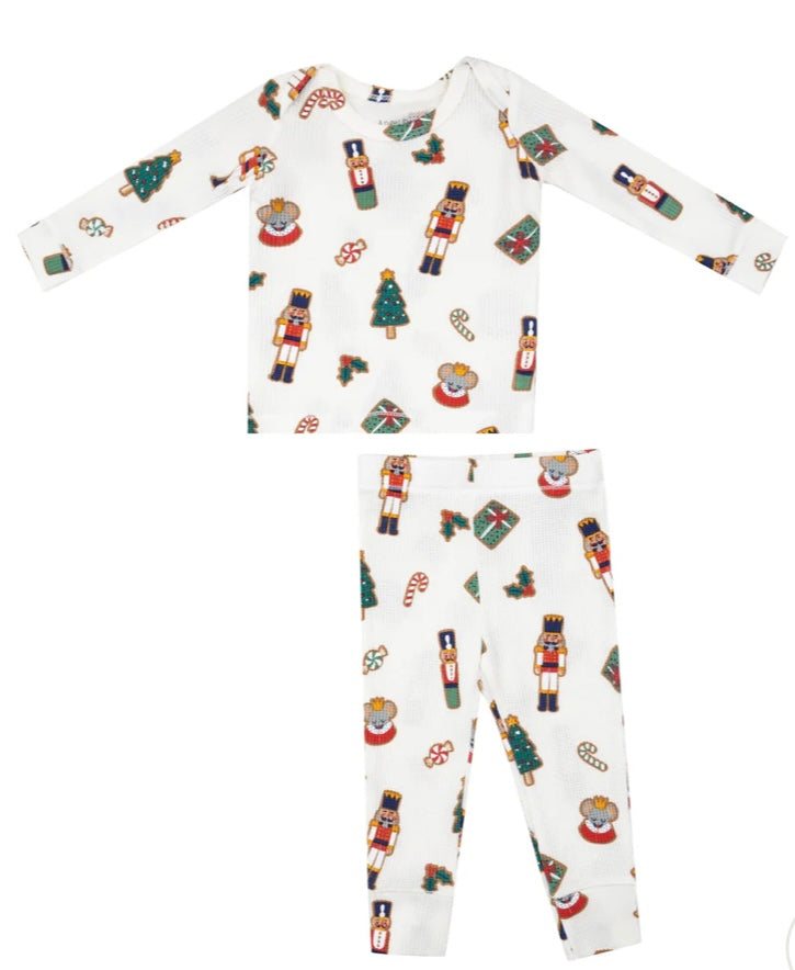 ANGEL DEAR: L/S LOUNGEWEAR SET - NUTCRACKER CHRISTMAS COOKIES