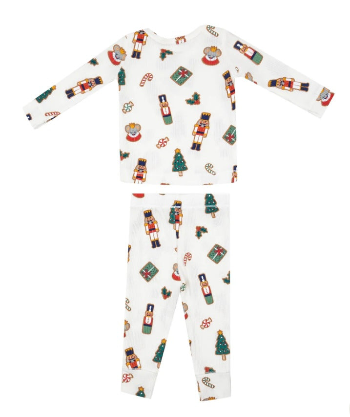 ANGEL DEAR: L/S LOUNGEWEAR SET - NUTCRACKER CHRISTMAS COOKIES