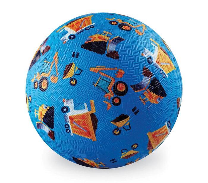 CROCODILE CREEK: 5" PLAYGROUND BALL - CONSTRUCTION