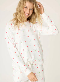 PJ SALVAGE: HOLIDAY HAPPY HOUR SHORT AND LONG SLEEVE SET