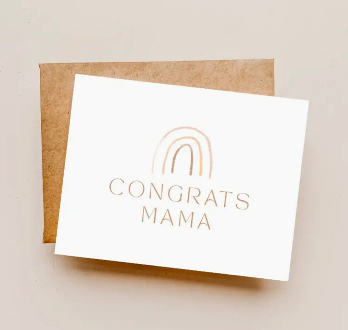 MADDON PAPER CO: CONGRATS MAMA GREETING CARD