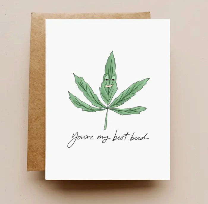 MADDON PAPER CO: BEST BUD GREETING CARD