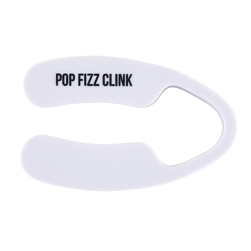 SIPS DRINKWARE: STAINLESS STEEL FOIL CUTTER IN DRAWSTRING POUCH - POP FIZZ CLINK