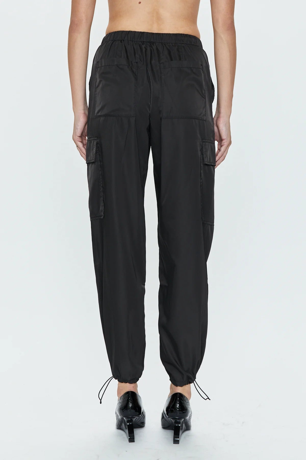 PISTOLA: JADE LIGHTWEIGHT CARGO TROUSER - BLACK