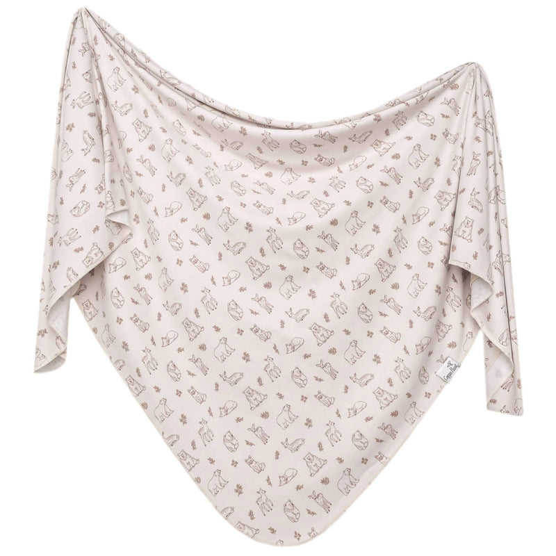 COPPER PEARL: DYLAN KNIT SWADDLE BLANKET