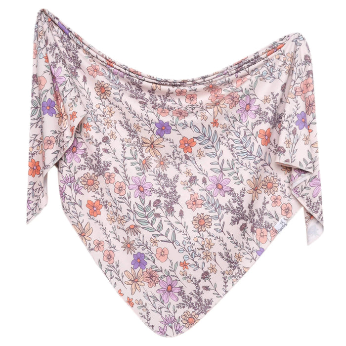 COPPER PEARL: FLORA KNIT BLANKET