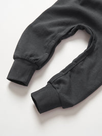 LITTLE BIPSY: WAFFLE ROMPER - SHADOW