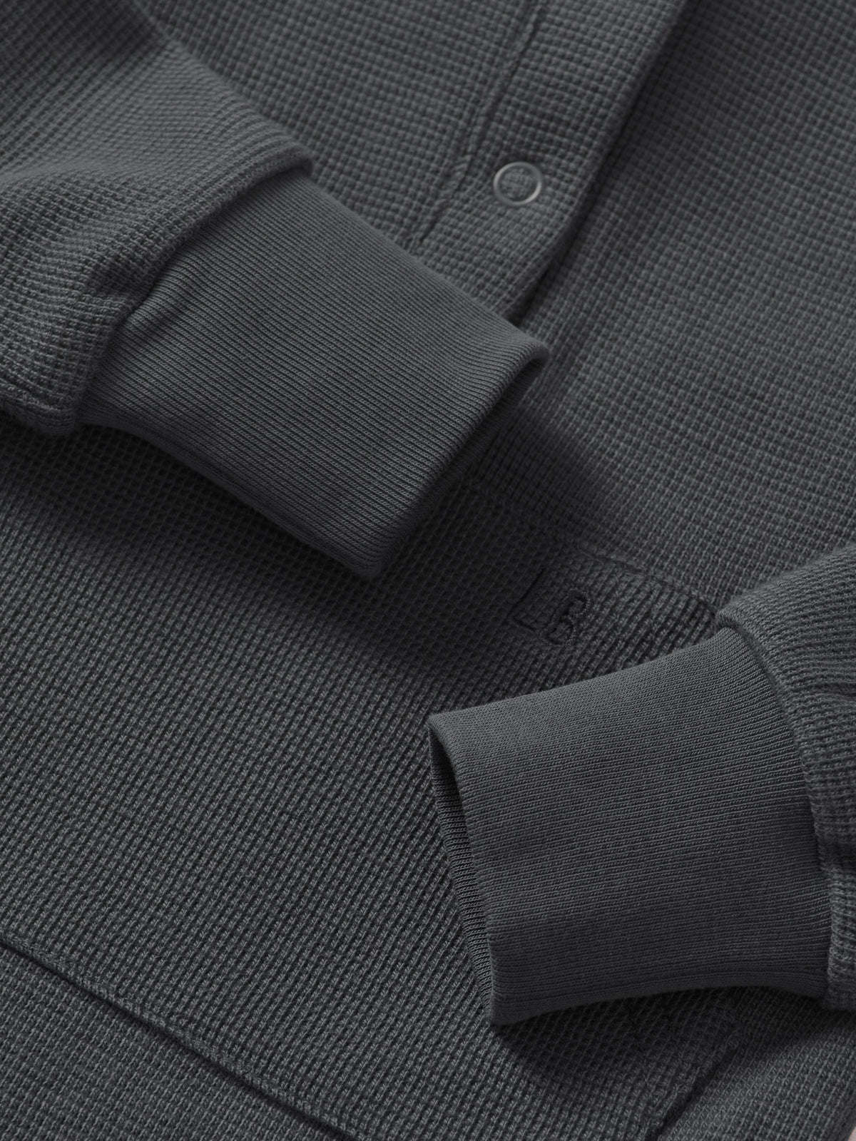 LITTLE BIPSY: WAFFLE ROMPER - SHADOW