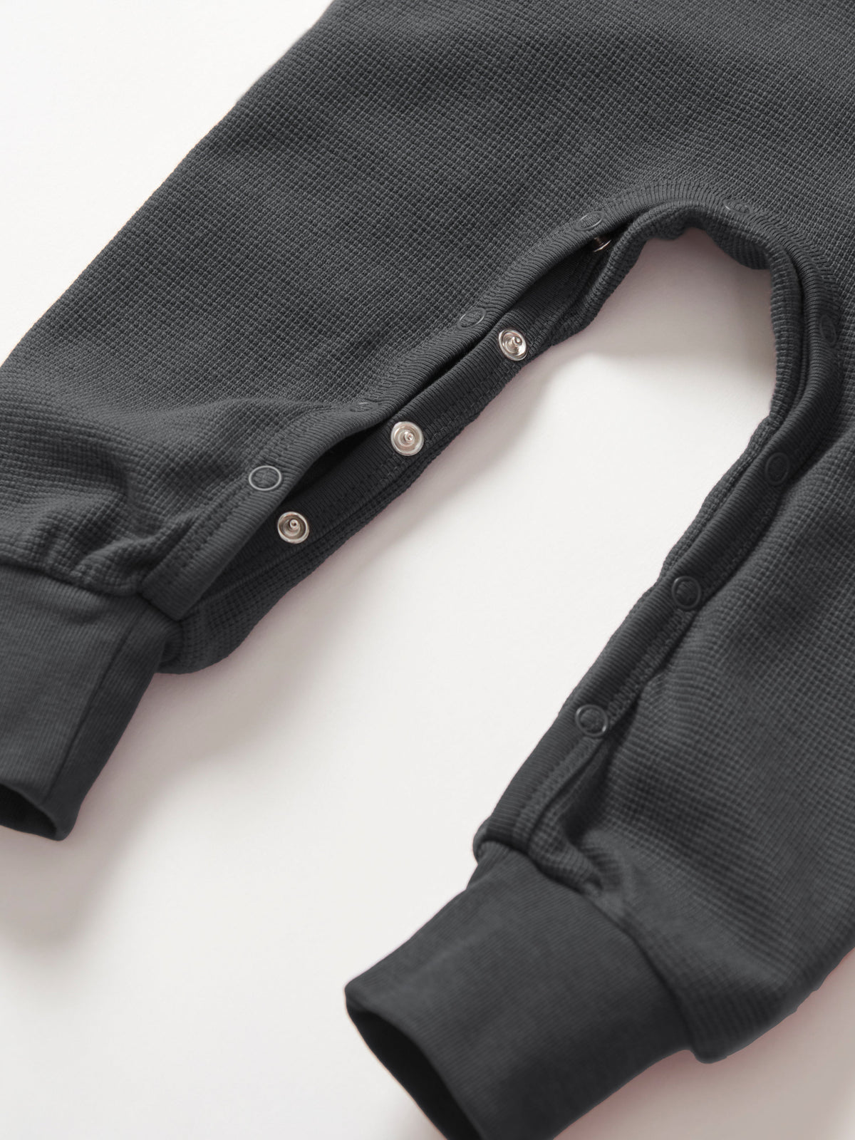 LITTLE BIPSY: WAFFLE ROMPER - SHADOW