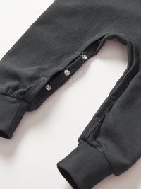 LITTLE BIPSY: WAFFLE ROMPER - SHADOW