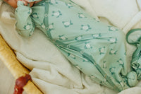 COPPER PEARL: WADE NEWBORN KNOTTED GOWN