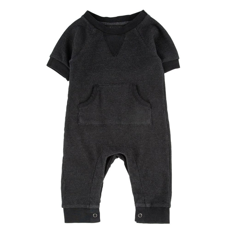 MIKI MIETTE: CASEY ROMPER - BLACK