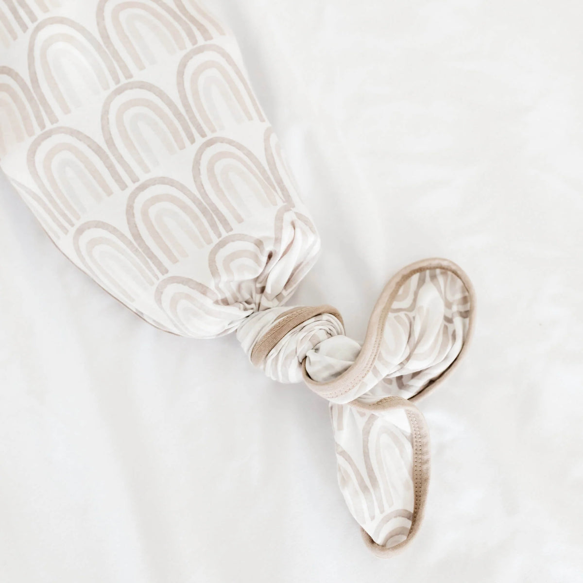 COPPER PEARL: BLISS NEWBORN KNOTTED GOWN