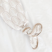 COPPER PEARL: BLISS NEWBORN KNOTTED GOWN
