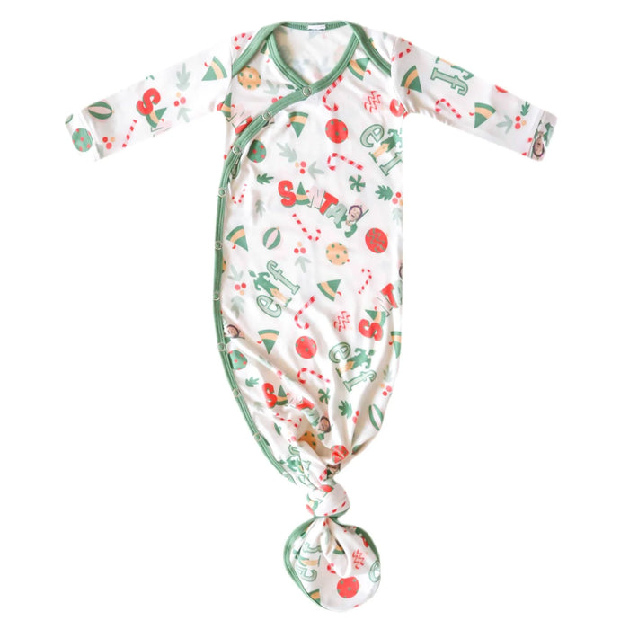 COPPER PEARL: ELF NEWBORN KNOTTED GOWN