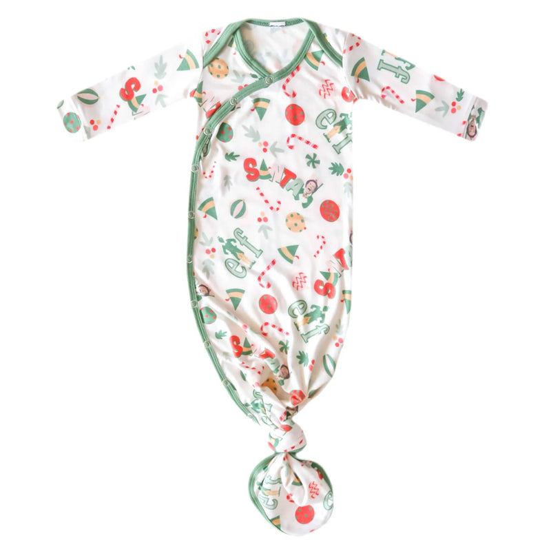 COPPER PEARL: ELF NEWBORN KNOTTED GOWN