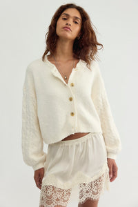 FREE PEOPLE: THISTLE CARDI - SUGAR SWIZZLE