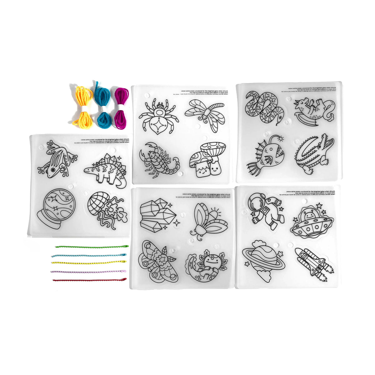 SHRINK-ITS: DIY SHRINK ART KIT - GLOW BUDDIES