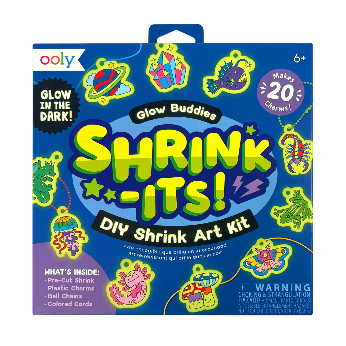 SHRINK-ITS: DIY SHRINK ART KIT - GLOW BUDDIES