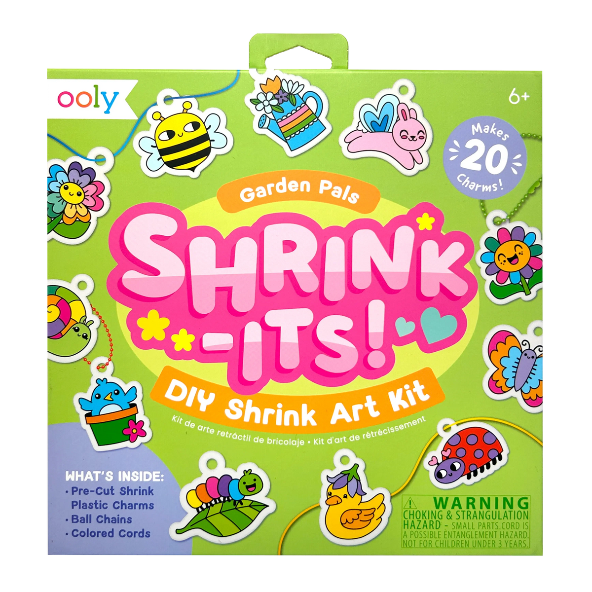 SHRINK ITS: DIY SHRINK ART KIT - GARDEN PALS