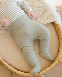 QUINCY MAE: SIDE SNAP BODYSUIT + PANT SET || FERN STRIPE