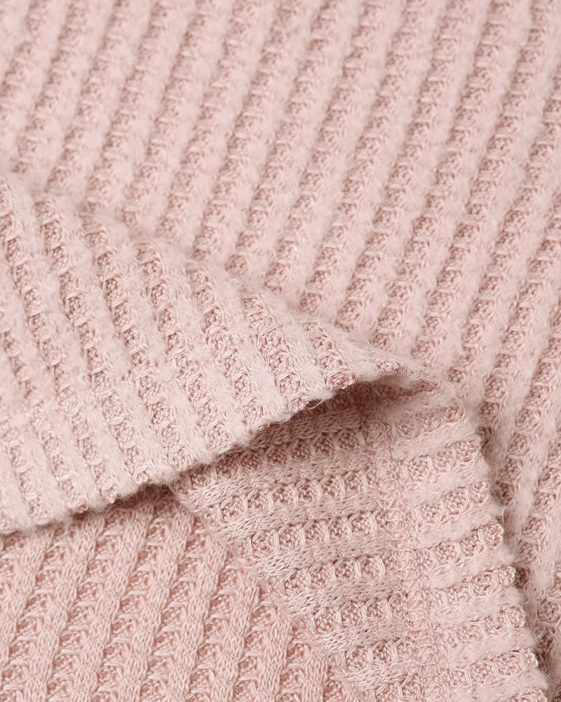 QUINCY MAE: RUFFLE COZY SET || ROSE