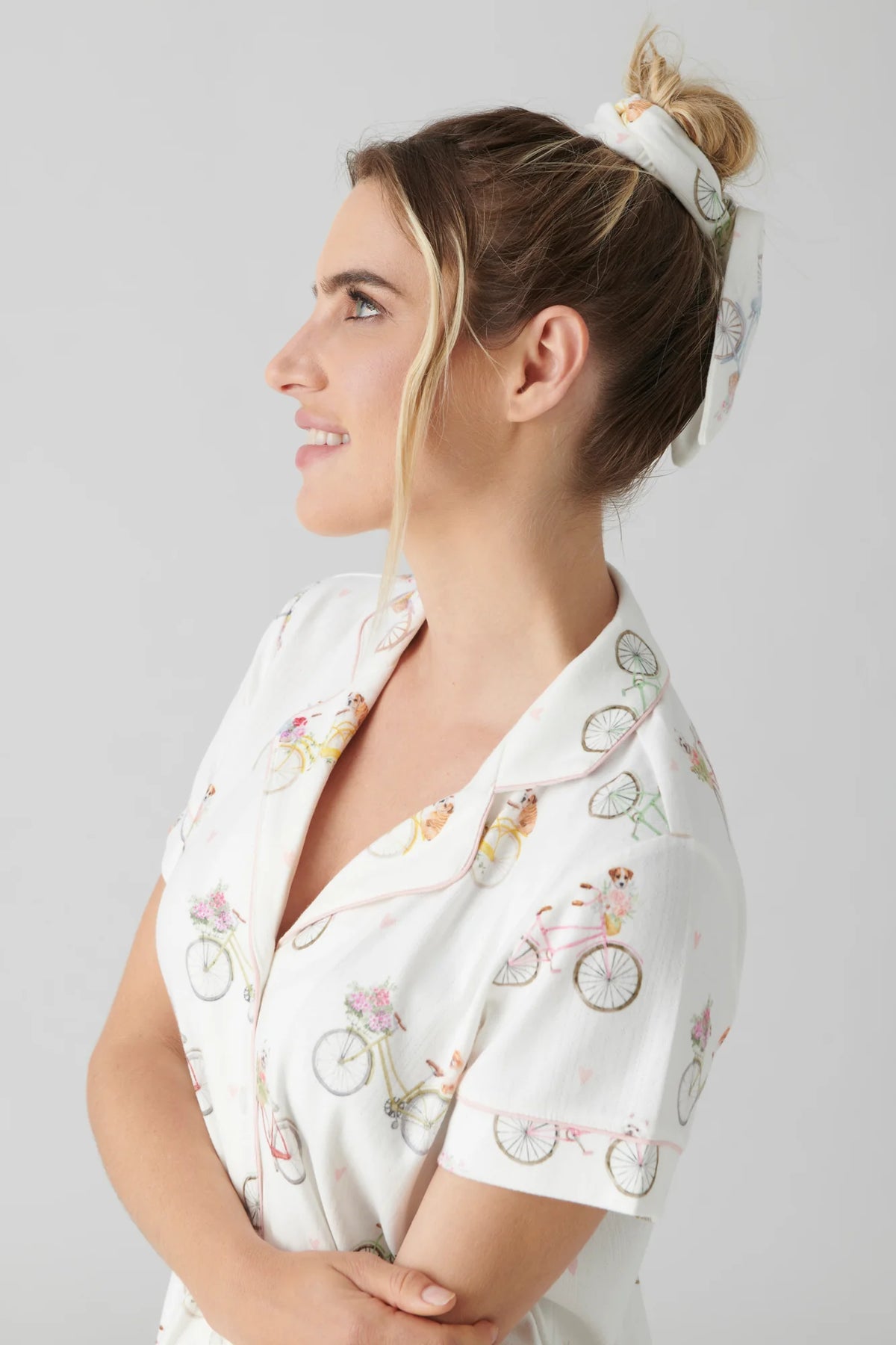 PJ SALVAGE: FLORAL MARKET 3-PIECE PJ SET