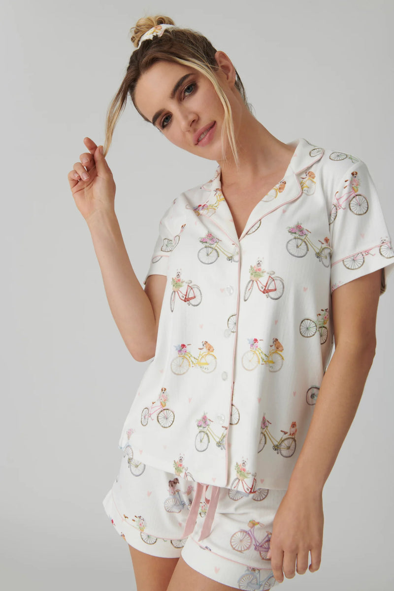 PJ SALVAGE: FLORAL MARKET 3-PIECE PJ SET