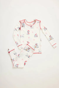 PJ SALVAGE: CANDY CANE LANE KIDS PJ SET