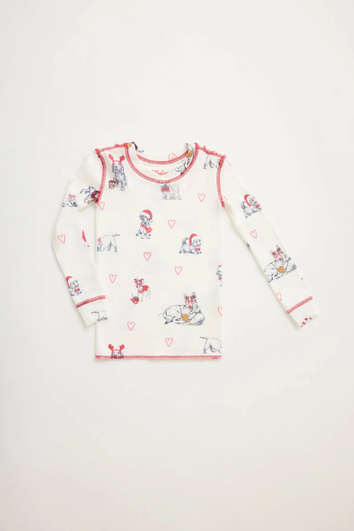 PJ SALVAGE: CANDY CANE LANE KIDS PJ SET