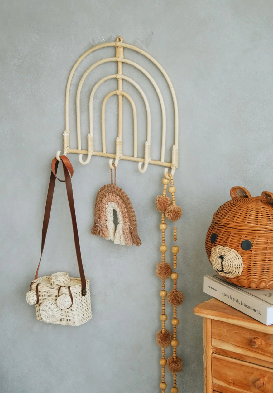 BABO MARLON: RATTAN RAINBOW WALLHOOK