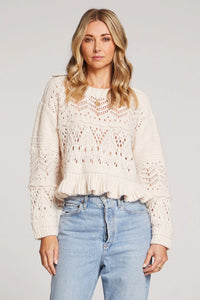 SALTWATER LUXE: COCO SWEATER - NATURAL