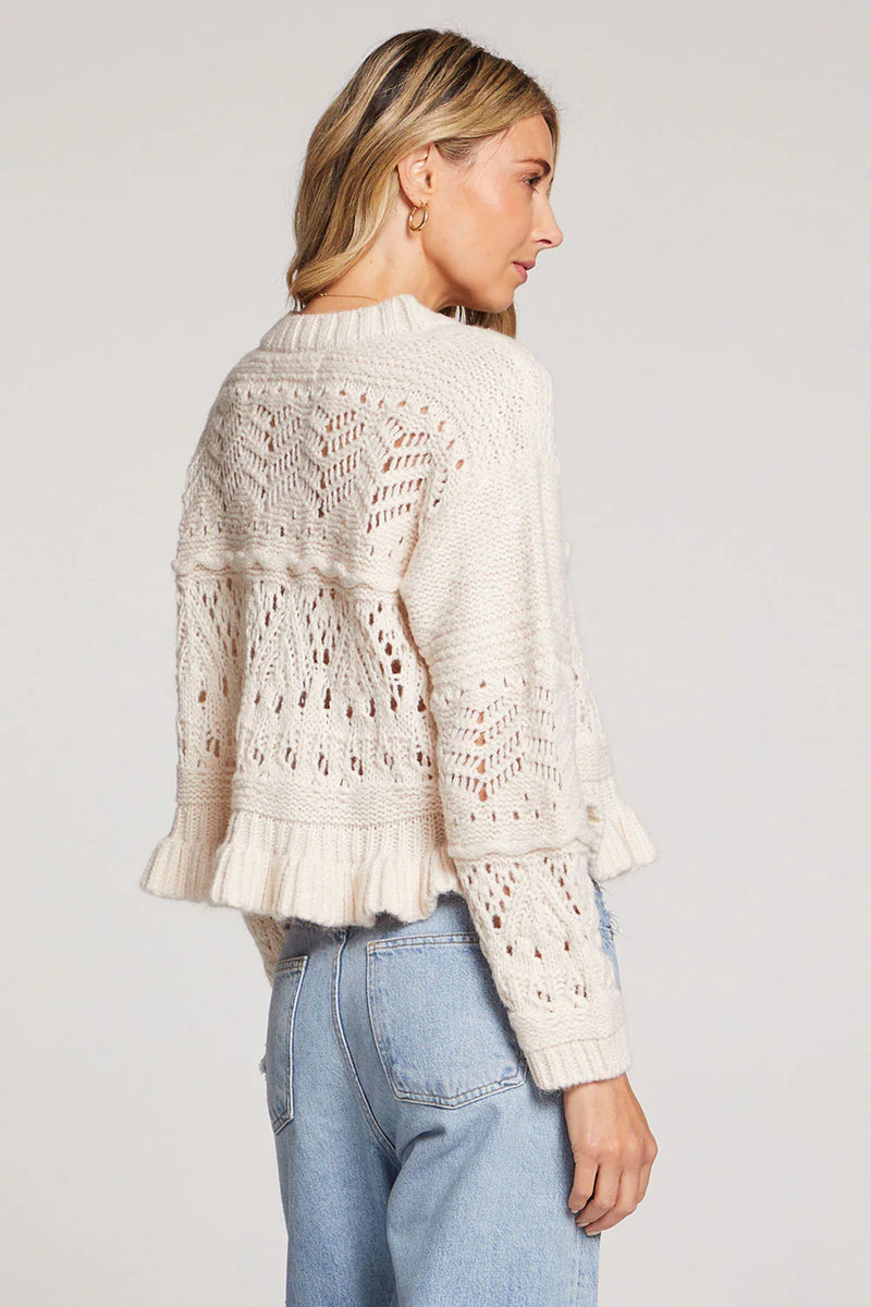 SALTWATER LUXE: COCO SWEATER - NATURAL