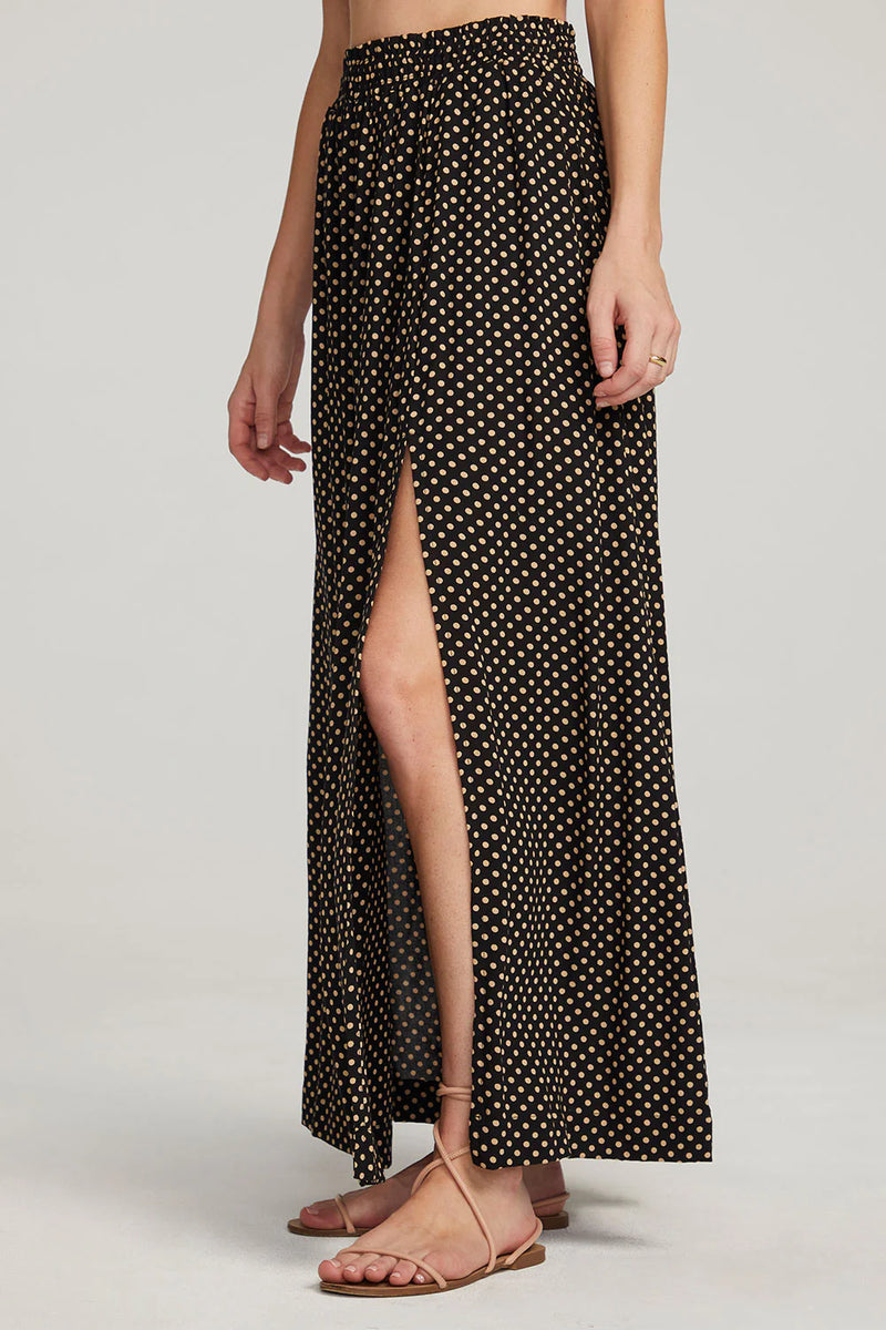 SALTWATER LUXE: DELVIE MAXI SKIRT - CLASSIC POLKA DOT