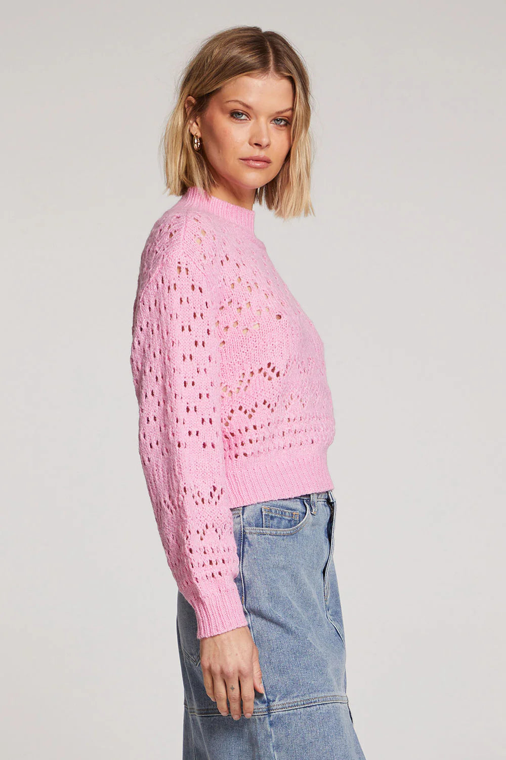 SALTWATER LUXE: SLOAN SWEATER - PINK