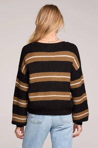 SALTWATER LUXE: MIMI BLACK SWEATER