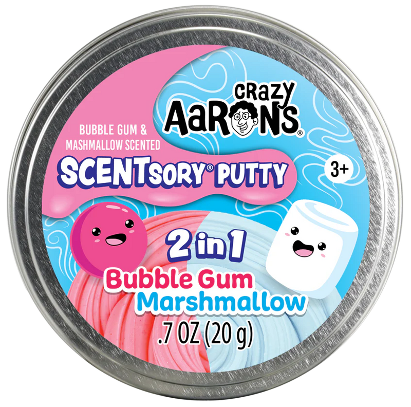 CRAZY AARON'S SCENTSORY PUTTY - BUBBLEGUM/MARSHMALLOW